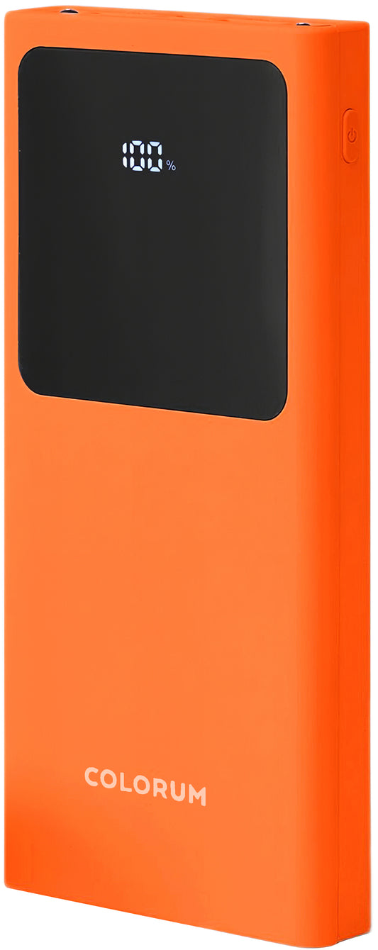 Eksternt batteri Colorum CPB10-02, 10000mAh, 10W, 2 x USB-A, Orange 