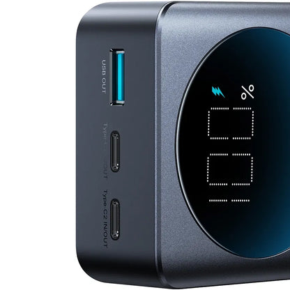 Joyroom Eksternt batteri JR-PBF05, 30000mAh, 65W, QC + PD, 1 x USB-A - 2 x USB-C, Sort 