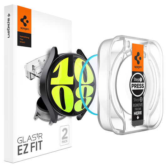 Beskyttelsesfolie Spigen Glastr EZ FIT til Samsung Galaxy Watch7 / Watch6 / Watch5 / Watch4 40mm-serien, sæt 2 stykker, Tem Tem Tem Tem Tem Tem Tem Beskyttelsesglas AGL08494 