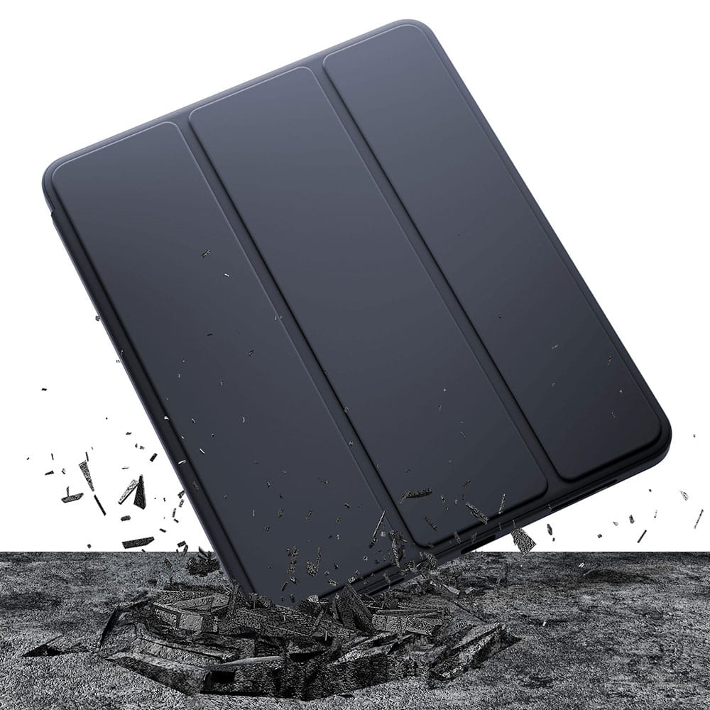 Etui til Samsung Galaxy Tab S6 Lite (2024) / Tab S6 Lite (2022) / Tab S6 Lite (2020), 3MK, blød tablet, sort