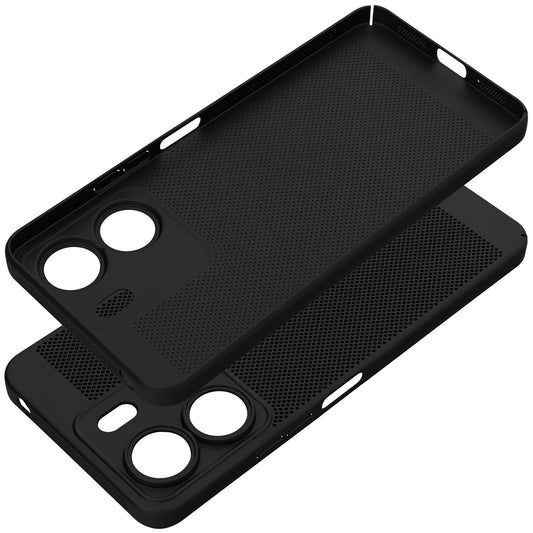 Cover til Xiaomi Poco C65 / Redmi 13C, OEM, Breezy, Sort 