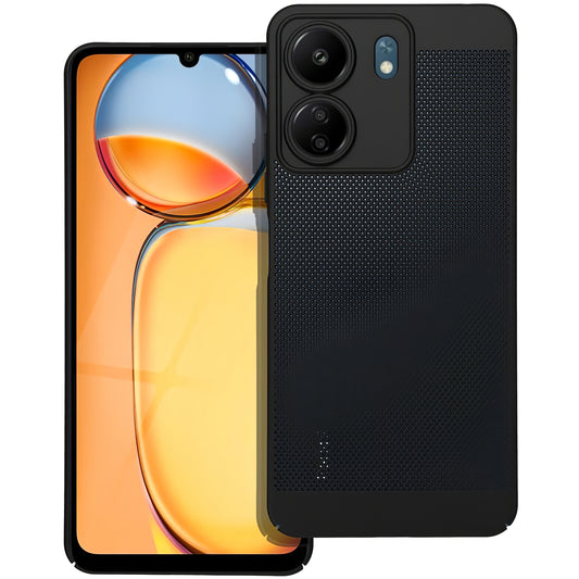 Cover til Xiaomi Poco C65 / Redmi 13C, OEM, Breezy, Sort 