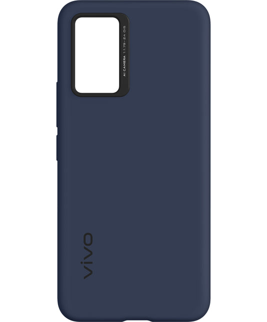 Etui til vivo V21 5G, silikoneovertræk, blå 6000172