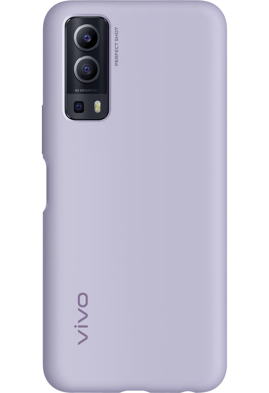 Taske til vivo Y52 5G / Y72 5G, silikoneovertræk, lilla 6000175