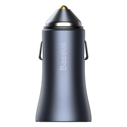 Car Charger Baseus Golden Golden Contactor Pro Dual, 40W, 3A, 2 x USB-A, Grey CCJD-A0G