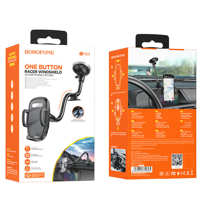BH54 Racer Car Holder, 4.5inch - 6.7inch, Black 